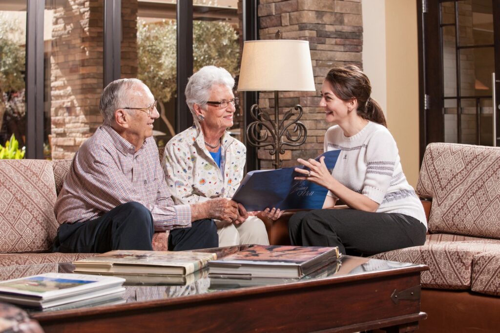 Sales Presentation at Retired Living Facility